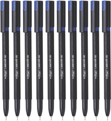 FLAIR Carbonix 0.5 mm Gel Pen | Low Viscosity Ink For Effortless Writing Gel Pen(Pack of 40, Blue)