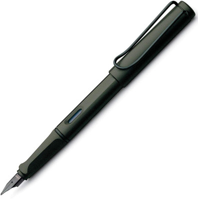 LAMY 17M Matte Black Medium Nib Ink Pen Fountain Pen(Ink Color - Blue)