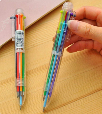 FRKB 8 IN 1 0.5mm Multicolor Retractable Set of 2 Pc Ball Pen(Pack of 2, Ink Color - Multicolor)