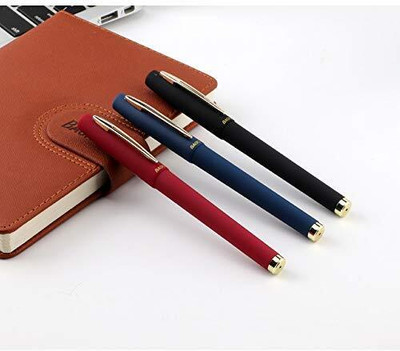 MGS gel pen Gel Pen(Pack of 3, Ink Color - Blue, Black, Red)