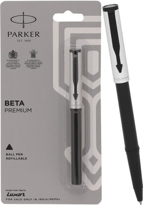 PARKER Beta Prem CT(Systemark) Silver Ball Pen(Ink Color - Blue)