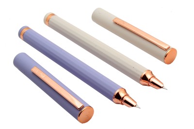 Ledos Set Of 2 Luoshi Magneto Velvet Soft Finish Body Magnetic Cap System Fine Nib Fountain Pen(Pack of 2, Converter System)