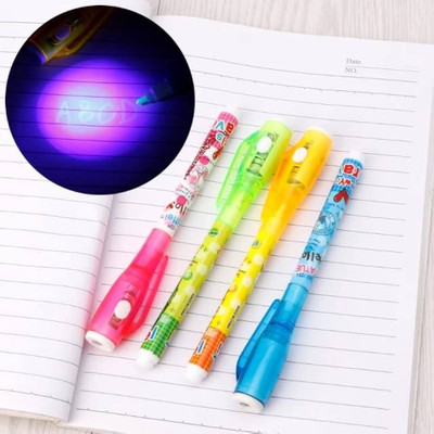 ShopTop UV light Ray secret 2 piece Digital Pen(Pack of 2, Ink Color - Blue)
