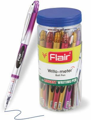 FLAIR Flair Writomer Ball Pen Pack of 20 Ball Pen(Pack of 20, Ink Color - Blue and Black)