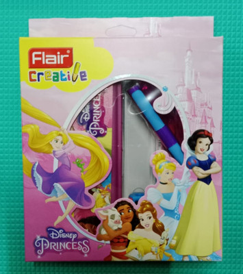 FLAIR Creative Disney Princess Kit Stationery Set(Ink Color - Black)