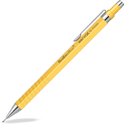 Scrikss Aero-X 0.7mm Yellow Mechanical Pen Pencil Lightweight Mechanical Pencil(Ink Color - Graphite)