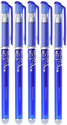 53 Arts 1 Gel Pen(Pack of 5, Ink Color - Blue)