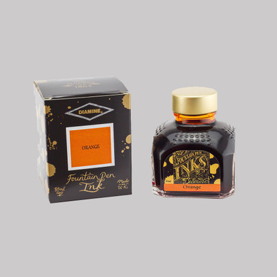 DIAMINE ORANGE 80 ML Ink Bottle(Ink Color - Orange)