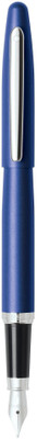 SHEAFFER Vfm Neon Blue With Chrome Trim (Fine Tip) Fountain Pen
