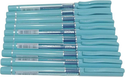 Hauser Germany 10 Gel Pen(Pack of 10, Ink Color - Gel)