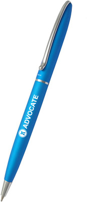 UJJi Advocate Pen Sleek Design Metal Body Sky Blue Color Matte Finish Ball Pen(Ink Color - Blue )