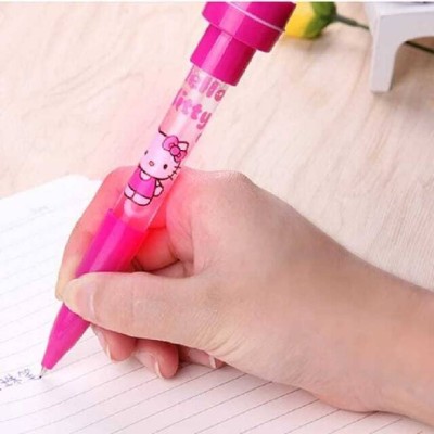 shrijana enterprise 5 IN ONE PEN (Roller stamp, Bubble, Pen, Light, Stamp) Ball Pen(Ink Color - Blue)