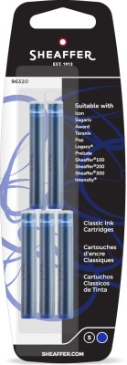 SHEAFFER Pack of 5 - Classic Blue Colour Ink Cartridge(Blue)