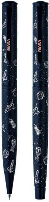 Submarine 3007 Pluto Ball Pen & Roller Pen Combo Pen Gift Set(Ink Color - Original Space Design approved by NASA, Blue )