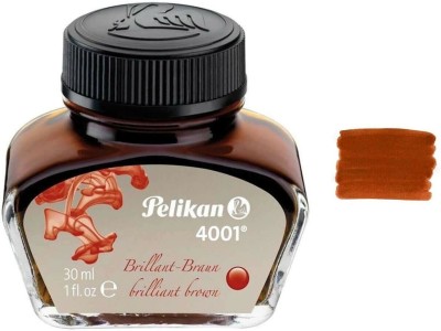 Pelikan Fountain Pen Ink Bottle(Ink Color - Brilliant brown 30ML)