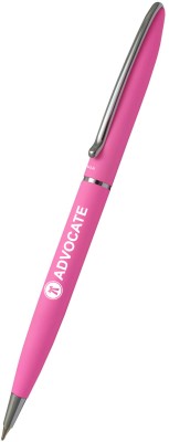 UJJi Advocate Logo Sleek Design Metal Body Pink Color Matte Finish Ball Pen(Ink Color - Blue )