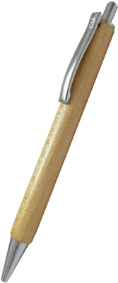 UJJi Real Wood Click Pen with Long Metal Refill Ball Pen(Ink Color - Blue )