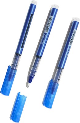 triple paper Cartridge Pen Needle Point Liquid Ink Pens (Pack of 3) Ink Cartridge(Pack of 3, Ink Color - Blue)