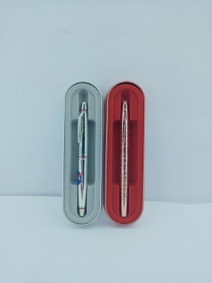 NATH JI Submarine Professional Pen Roller Ball Pen(Pack of 2, Blue)