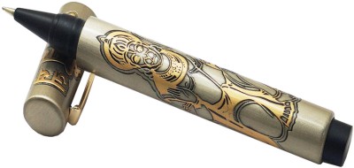 auteur Divine Series Shri Ramdoot Hanumanji Engraved - Premium Dual Finish Metal Body Roller Ball Pen(Ink Color - Blue)