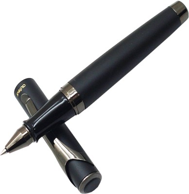 auteur President Black Colour Signature Series - Premium Heavy Body with Gunmetal Trims Roller Ball Pen(Ink Color - Blue)