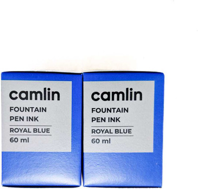 KOKUYO Camlin Kokuyo Blue Fountain Pen Ink Fountain Pen(Pack of 2, Ink Color - Blue)