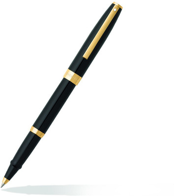 SHEAFFER 9471 Sagaris Glossy Black With Gold Tone Trim Premium Roller Ball Pen(Ink Color - Black)