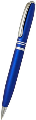 UJJi Two Ring Matte Blue Color Twist On & Off Ball Pen(Ink Color - Blue )