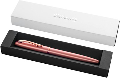 Pelikan Fountain Pen Jazz Nobel Elegance Rose Gold in folding Box Fountain Pen(Blue)