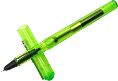 auteur 8991 Special Design Slim Nib Fountain Ink Pen Unique Transparent Green Fountain Pen(Ink Color - Assorted)