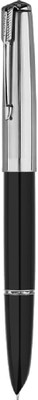 Gold Leaf Hero Model 616 Original Fountain Ink Pen Iridium Nib Fountain Pen(Ink Color - Black With Sliver)