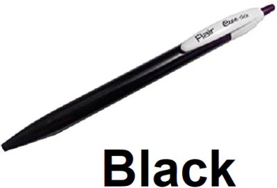 FLAIR Ezee Click Black by THE MARK Ball Pen(Pack of 60, Black)