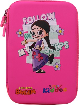 smily kiddos pencil case 01 Chutki follow my steps Art EVA Pencil Box(Set of 1, Pink)