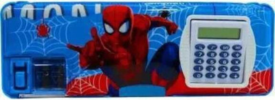 Saputra NA Spiderman Art Plastic Pencil Box(Set of 1, Blue)