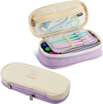 PRAMUKH VARNI PV-102 NO Art Canvas Pencil Box(Set of 1, Multicolor)
