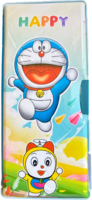 Teakwood Doraemon Doraemon Art Plastic Pencil Box(Set of 1, Blue)