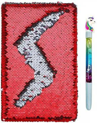 dishvy sequence dairy A5 Diary Ruled 100 Pages (Red) A5 Diary Ruled 100 Pages(Red)