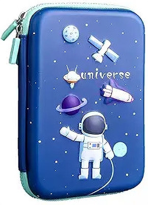 JEERZONE poucch01 Art Pencil Box Art EVA Pencil Box(Set of 1, Dark Blue)