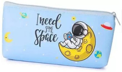 Spocco NA NA Art Polyester Pencil Box(Set of 1, Blue)