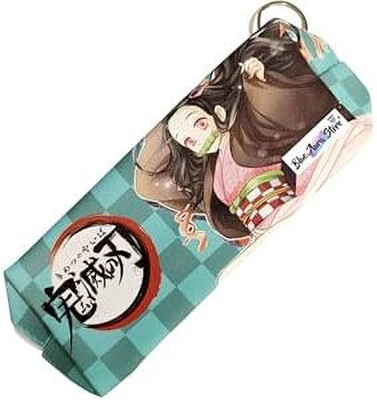 funfob Demon Slayer Demon Slayer Art Canvas Pencil Box(Set of 1, Multicolor)