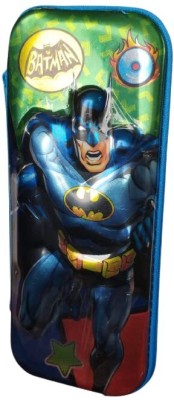 SHIVMYRA 3D Pouch Bag Cover Pencil Case, School Supply (Batman) batman Art EVA Pencil Box(Set of 1, Multicolor)