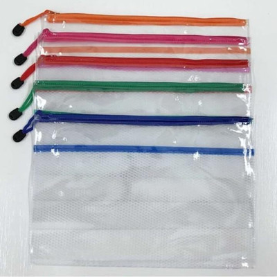 ADA Transparent Colorful Art Plastic Pencil Boxes(Set of 5, White)