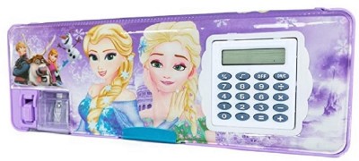 CNA 2023 Frozen Multipurpose Pencil Box with Calculator & Dual sharpener. Pencil boxes, will intereset your child Magnetic, Jumbo Pencil Boxes, by Carly Art Plastic Pencil Box(Set of 1, Multicolor)