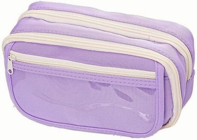 gustave NA NA Art Polyester Pencil Box(Set of 1, Purple)
