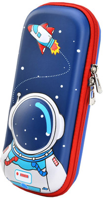ADSpackers PENCIL BOX ASTRONAUT POUCH Art EVA Pencil Box(Set of 1, Dark Blue)