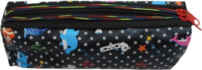 neoinsta shopping pouch Pouch Art Polyester Pencil Box(Set of 1, Black)