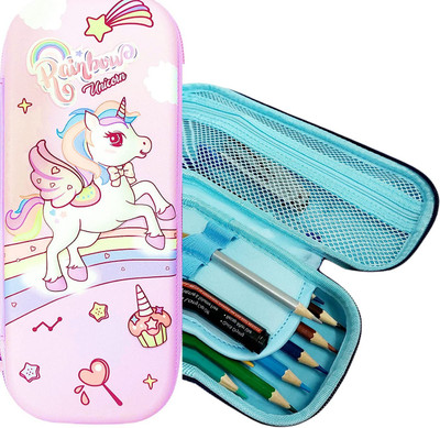 Akvanar pencil box pouch 1 Art EVA Pencil Box(Set of 1, Multicolor)