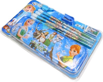 Zest4u Frozen Frozen Art Metal Pencil Box(Set of 1, Blue)