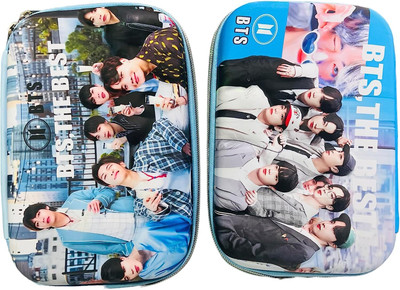 NXSVAA 1 BTS Art EVA Pencil Box(Set of 1, Multicolor)