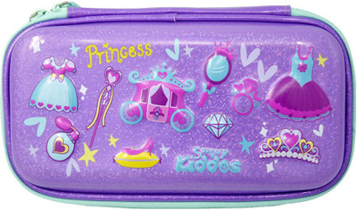 smily kiddos 1 priness Art EVA Pencil Box(Set of 1, Purple)